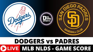 LOS ANGELES DODGERS VS SAN DIEGO PADRES LIVE ⚾️ NLDS Game 4 MLB Game Score PlaybyPlay OCT 9 2024 [upl. by Barbra]