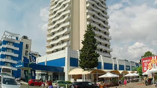 🇧🇬 Słoneczny Brzeg Слънчев бряг 2024 Bułgaria Sunny Beach Center Promenade 4K [upl. by Razatlab977]