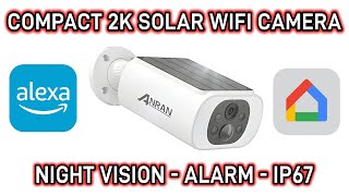 ANRAN C3 Pro 2K Solar Battery Camera [upl. by Aianat]