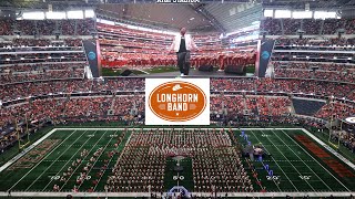 Halftime  OSU vs Texas  Big12 Championship  1222023  The University of Texas Longhorn Band 4K [upl. by Leksehcey219]