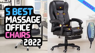 Best Massage Office Chair of 2022  The 5 Best Official Massage Chairs Review [upl. by Ahsimak]