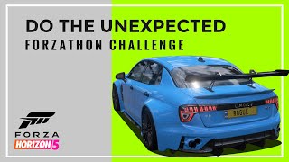 Forza Horizon 5 Do The Unexpected  Forzathon Challenge Guide [upl. by Ahsenauq875]