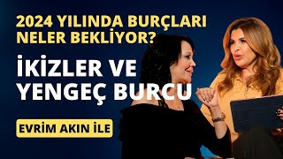 İKİZLER VE YENGEÇ BURCU İÇİN 2024 NASIL GEÇECEK  Yükselenler nelere dikkat etmeli [upl. by Otrepur]