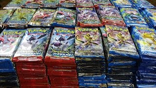 Opening 1000 Pokemon Booster Packs [upl. by Amati]