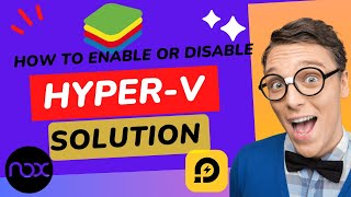 DISABLE HYPER V IN WINDOWS FOR BLUESTACKS  Masla resolve  Nox Player  LDPlayer [upl. by Nilpik]