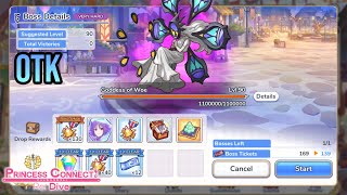 OTK FULL AUTO VH BOSS GODDESS OF WOE THE CASE OF THE WOEFUL STALKER  Princess Connect ReDive [upl. by Ecnirp]