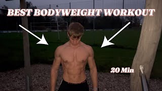 20 MIN BODYWEIGHT WORKOUT FORMCHECK AM ENDE [upl. by Grenville]