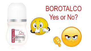 BOROTALCO PURE DEODORANT REVIEW [upl. by Annasoh]