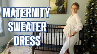 MATERNITY SWEATER DRESS [upl. by Domel]