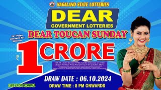 LOTTERY LIVE 8PM TOADY 06102024  NAGALAND LOTTERY LIVE [upl. by Atarman]