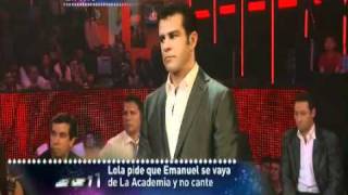 No dejan cantar a Emanuel 25092011 [upl. by Guthrey21]