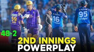 2nd Innings Powerplay  Multan Sultans vs Quetta Gladiators  Match 11  HBL PSL 9  M2A1A [upl. by Truscott]