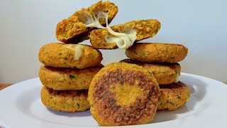 Tienes Zanahorias y Avena🥕 Prepara las mejores Hamburguesas Rellenas🍔 [upl. by Cuyler121]