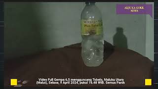 VIDEO FULL GEMPA M 65 HARI INI 942024 GUNCANG MALUKU UTARA [upl. by Landers]