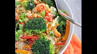 Veggie Loaded Chickpea Stir Fry [upl. by Plato]