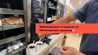 Kopi fresh ala Minimarket di Jepang 👍🇯🇵  ke tempat mancing  lewat tepi laut saja  🤩😍 dijepang [upl. by Suki128]