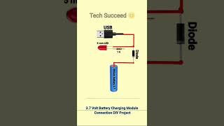 37 Volt Battery Charging Module Connection DIY Project  Normal charges simplecircuit [upl. by Estis]