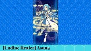 SAO Memory Defrag Undine Healer Asuna [upl. by Doro294]