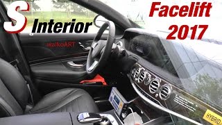 Mercedes Erlkönig SClass SKlasse Interior Innen Facelift W222 2017 Testträger  Test car SPY VIDEO [upl. by Hax]