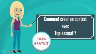 Créer un contrat gratuitement avec topassmat [upl. by Mal]