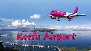 Korfu lotnisko  Corfu Airport👌 [upl. by Thilde]