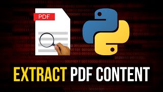 Extract PDF Content with Python [upl. by Cilegna]