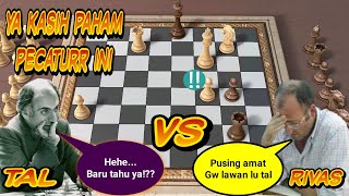 KORBAN MALAH JADI KORBAN Tal kasih paham pecatur ini  Mikhail tal vs Rivas manuel 1992 [upl. by Roots]