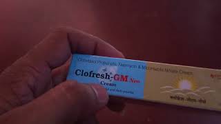 Clofresh  GM Neo Cream Uses In hindi  Anti Fungal Infection Anti Bectrial Cream खुजली जलन [upl. by Nyrahtak268]