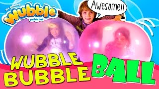 WUBBLE BUBBLE ball Review  Jugamos con una BURBUJA GIGANTE Wubble Bubble en ESPAÑOL [upl. by Beale]