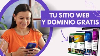 CÓMO HACER UNA PÁGINA WEB CON DOMINIO GRATIS EN CANVA  2024✅ [upl. by Kane]