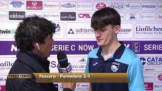 Pescara  Pontedera 21 De Marco quotLa gioia più bella della mia vitaquot [upl. by Etti968]