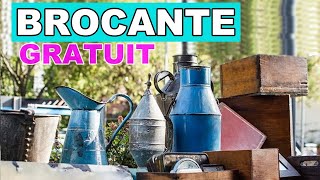 COMMENT AVOIR TOUT GRATUIT AU VIDEGRENIER  BON PLAN ASTUCE ANTICRISE RECUP  👏 [upl. by Lussi]