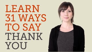 How to Say Thank You in 31 Languages [upl. by Sophey]