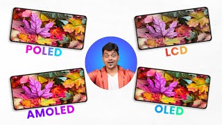 OLED📱 vs AMOLED vs POLED vs LCD  Which is BEST   Tamil Tech [upl. by Ashli]