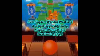 rollingsky Kingdom War and Westland fighting for difficulty edit shorts [upl. by Ijuy]