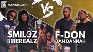 SMIL3Z amp iiiBEREALZ vs FDON amp DAN DANNAH  PenGame Rap Battle 2024 [upl. by Stroud]