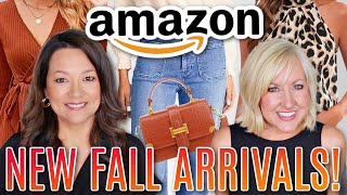 AMAZON Try On Fall Haul  Affordable Fall Outfits for Women Over 40 [upl. by Grizelda]