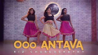 Oo Antava Dance Video  Dance Cover  Pushpa Songs  Allu Arjun  Samantha  RIZ Choreography [upl. by Magnum]