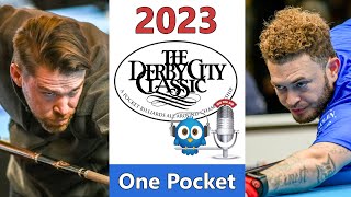 CRAZY ENDING Corey Deuel vs Evan Lunda  One Pocket  2023 Derby City Classic rd 9 [upl. by Eichman222]