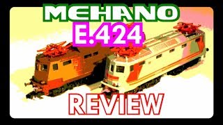 Mehano E424 Italian State Railways Review N Scale [upl. by Treva]