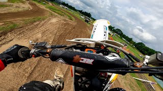 KTM 250SXF rips a sand track [upl. by Atsirtal]