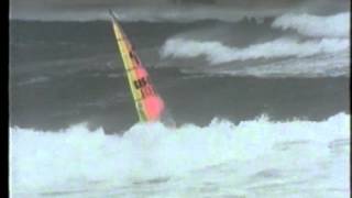 Windsurfing World Cup La Torche wave 1986 [upl. by Naerad]