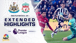 Newcastle United v Liverpool  PREMIER LEAGUE HIGHLIGHTS  2182023  NBC Sports [upl. by Rumit]