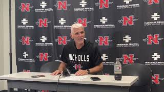 Nicholls Football Postgame vs McNeese [upl. by Engdahl]