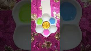 I making metallic colour 💙💗💚 youtubeshorts colourmixing colourmixingtutorials satisfying [upl. by Tymothy]