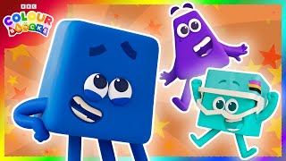 Colourblocks Party  Dance Sing and Learn Colours  Kids Learn Colours [upl. by Herates]