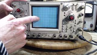 Tektronix Oscilloscope 465B Video 1 of 2  Trigger Trouble [upl. by Anaujik]