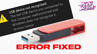 Fix USB Device Not Recognized Error [upl. by Li88]