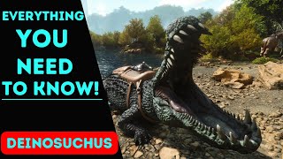 Everything you need to know  Deinosuchus  Ark Survival Ascended [upl. by Tjader]