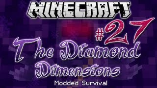 quotNETHER FORTRESSquot  Diamond Dimensions Modded Survival 27  Minecraft [upl. by Yddub]